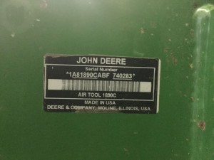 2011 John Deere 1890